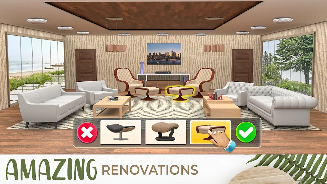 My Home Makeover Design: Games [MOD: безлимитные деньги и всё открыто] Screenshot 4