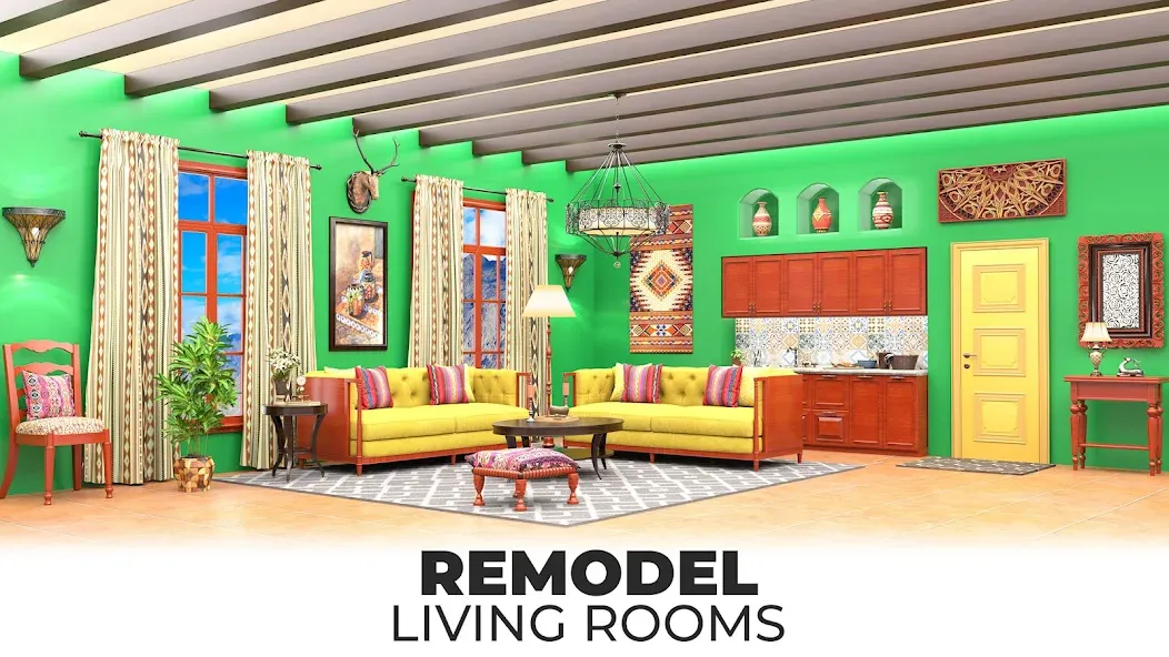 My Home Makeover: House Design [MOD: безлимитные деньги и все предметы открыты] Screenshot 3