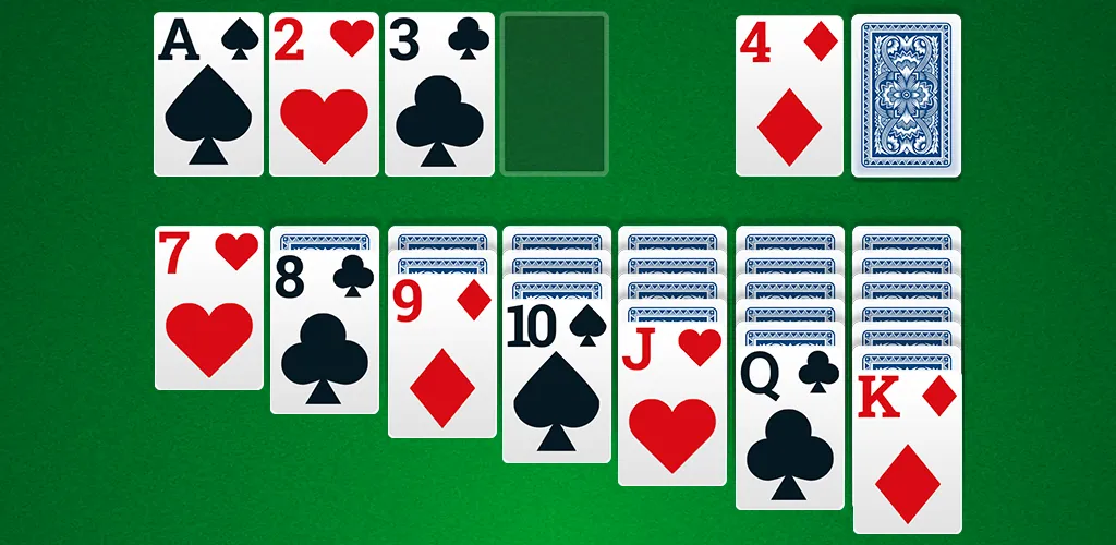 Classic Solitaire - Klondike [MOD: без рекламы и все карты открыты] Screenshot 1