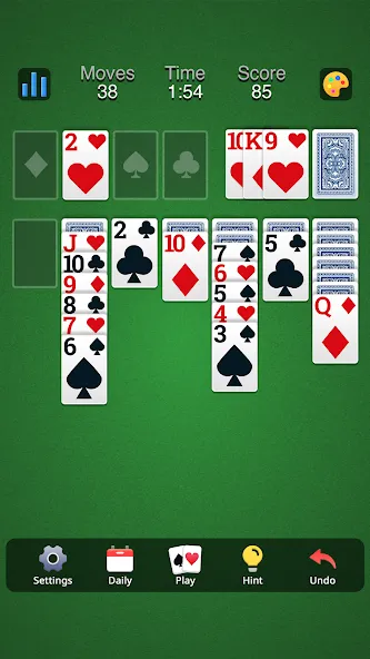 Classic Solitaire - Klondike [MOD: без рекламы и все карты открыты] Screenshot 2