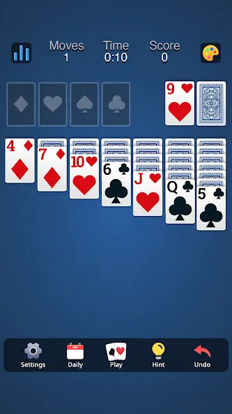 Classic Solitaire - Klondike [MOD: без рекламы и все карты открыты] Screenshot 4