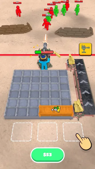 Ammo Fever: Tower Gun Defense [MOD: безлимитные патроны и усиленная башня] Screenshot 1