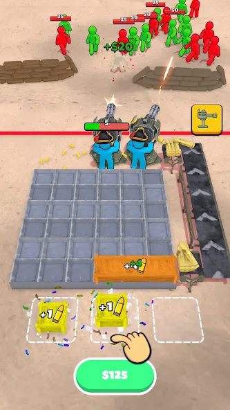 Ammo Fever: Tower Gun Defense [MOD: безлимитные патроны и усиленная башня] Screenshot 2