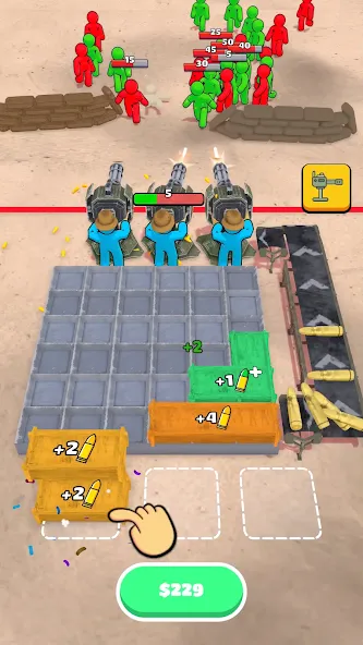 Ammo Fever: Tower Gun Defense [MOD: безлимитные патроны и усиленная башня] Screenshot 3