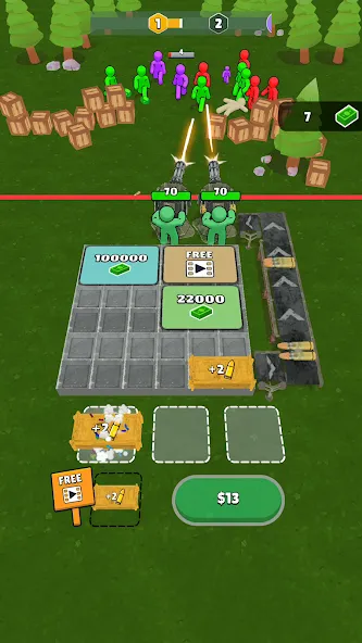 Ammo Fever: Tower Gun Defense [MOD: безлимитные патроны и усиленная башня] Screenshot 5