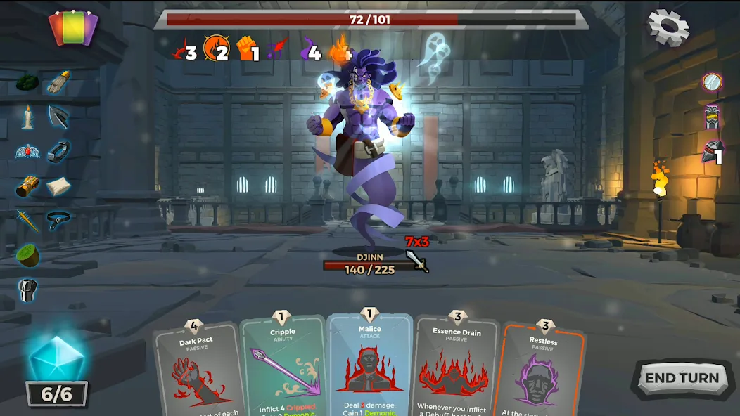 Dungeon Tales: RPG Card Game [MOD: безлимитные деньги и открыты все уровни] Screenshot 1