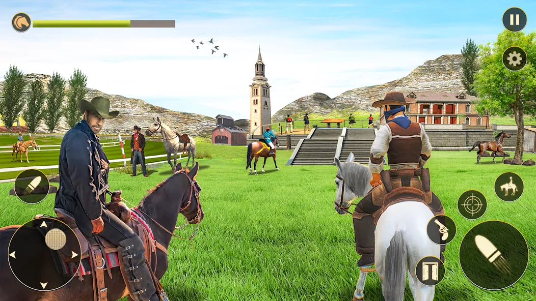 Horse Riding Rivals Horse Race [MOD: безлимитные монеты и лошади] Screenshot 1