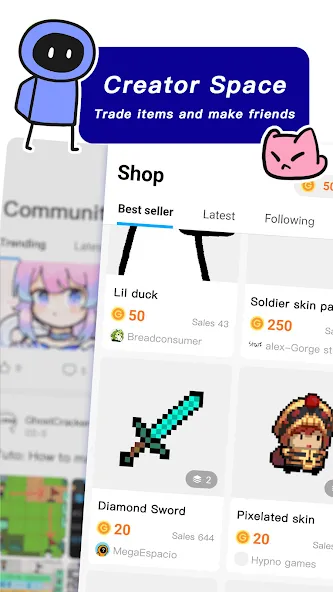 Julian's Editor: Create &amp; Play [MOD: расширенные возможности редактора и игры] Screenshot 4