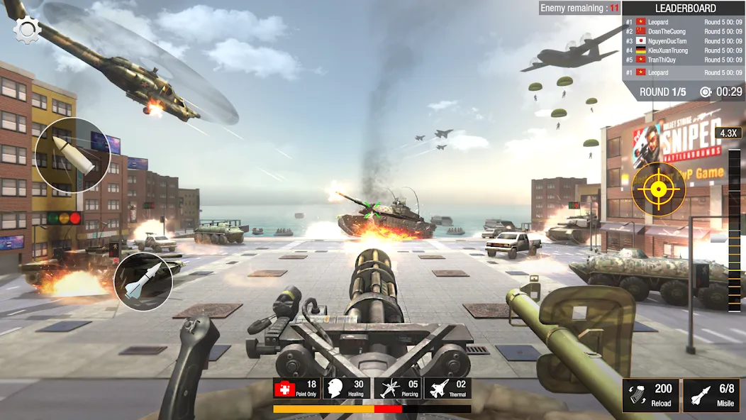 World War: Fight For Freedom [MOD: безлимитные ресурсы и оружие] Screenshot 1