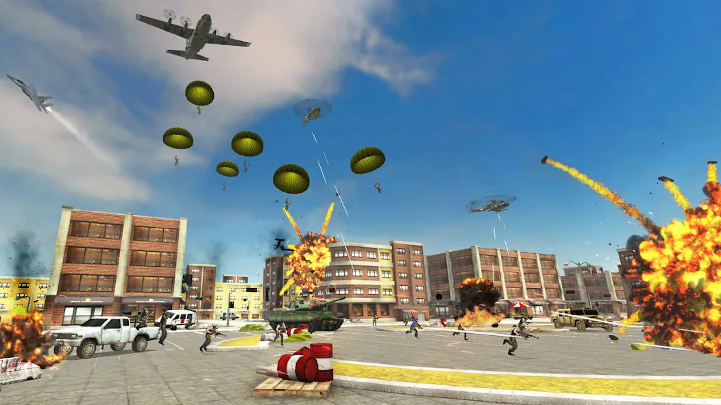World War: Fight For Freedom [MOD: безлимитные ресурсы и оружие] Screenshot 5