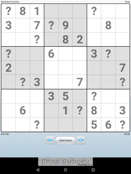 Droidoku - Andoku Puzzle [MOD: подсказки и отмена ходов] Screenshot 5