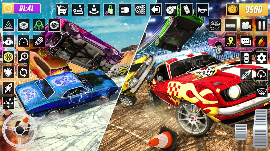 X Demolition Derby : Car Games [MOD: безлимитные деньги и открыты все машины] Screenshot 5