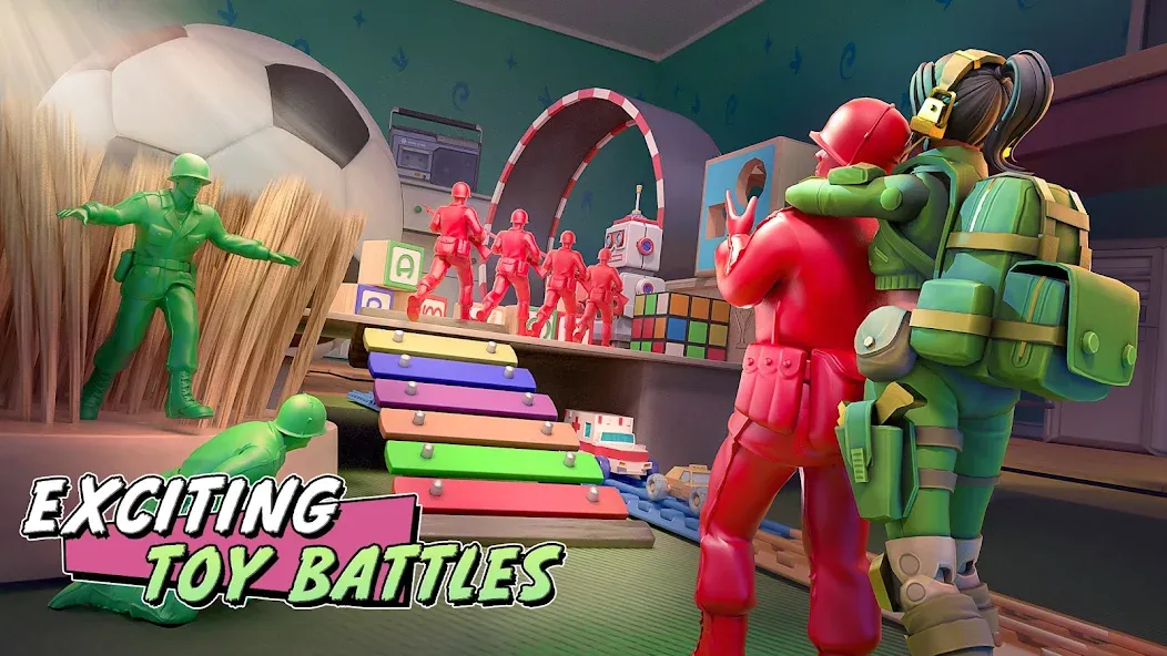 TOY WARS [MOD: безлимитные монеты и оружие] Screenshot 1