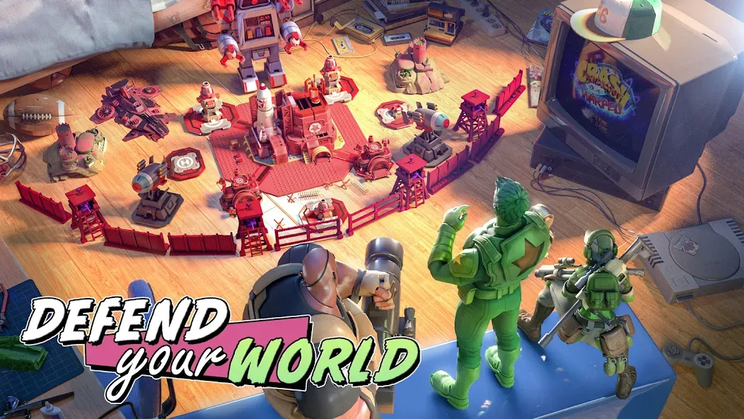 TOY WARS [MOD: безлимитные монеты и оружие] Screenshot 4
