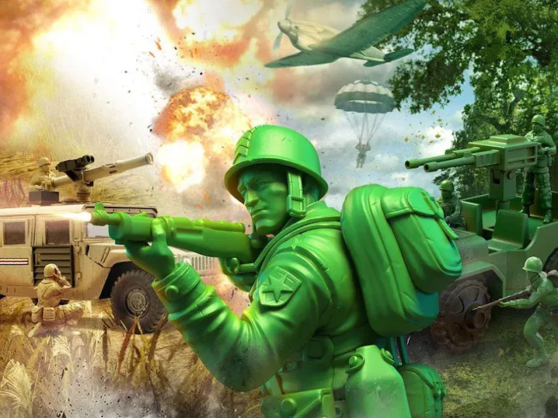 TOY WARS BETA [MOD: много денег и оружия] Screenshot 1