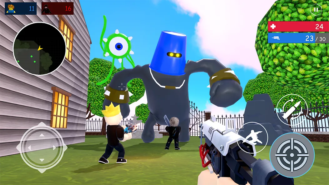 Alphabet Shooter: Survival FPS [MOD: безлимитные патроны и усиленный урон] Screenshot 2