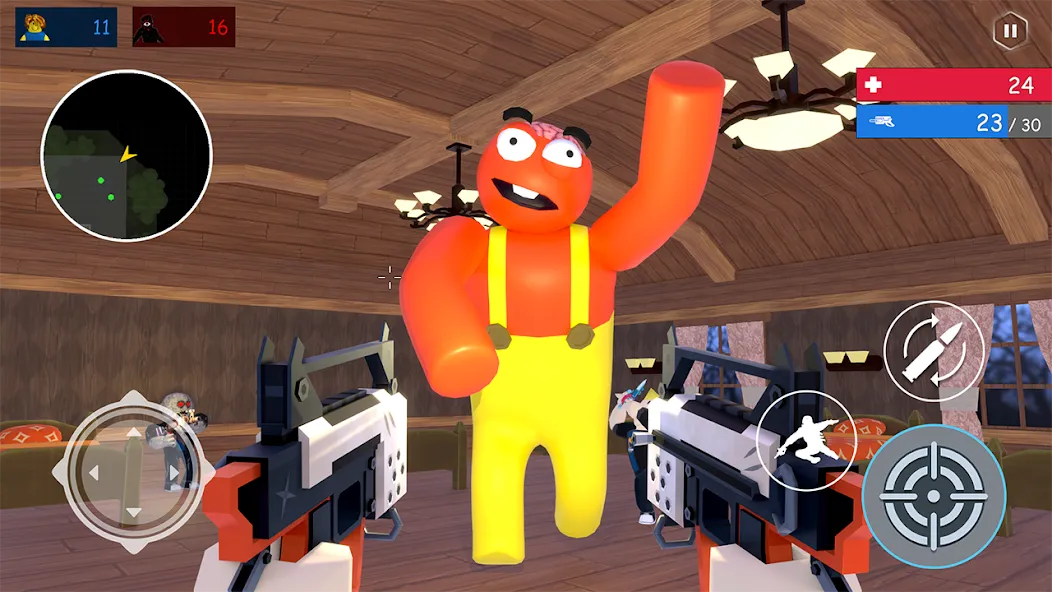 Alphabet Shooter: Survival FPS [MOD: безлимитные патроны и усиленный урон] Screenshot 3