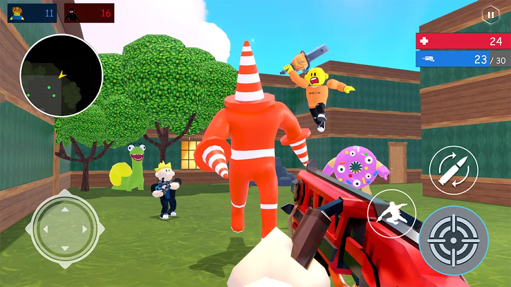 Alphabet Shooter: Survival FPS [MOD: безлимитные патроны и усиленный урон] Screenshot 4