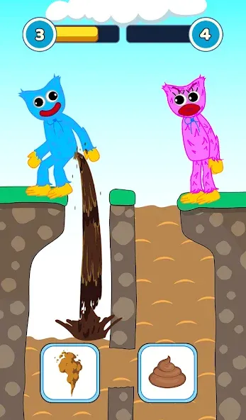 Hugy's Funny Animated Story [MOD: все истории открыты и без рекламы] Screenshot 2