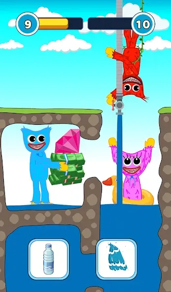 Hugy's Funny Animated Story [MOD: все истории открыты и без рекламы] Screenshot 5