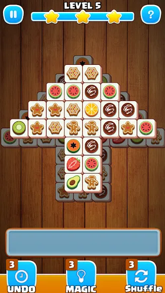 Tile Match Sweet -Triple Match [MOD: безлимитные подсказки и жизни] Screenshot 2