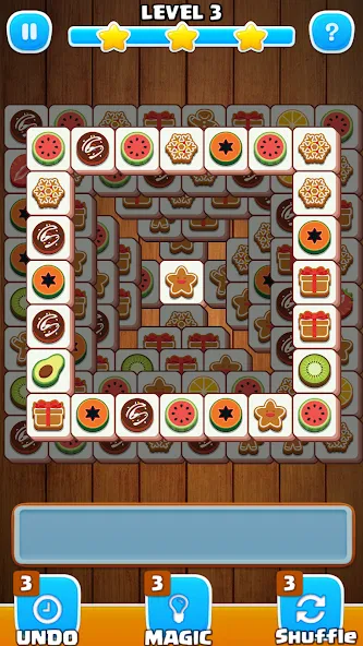 Tile Match Sweet -Triple Match [MOD: безлимитные подсказки и жизни] Screenshot 3