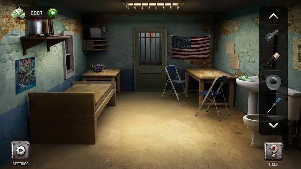 100 Doors - Escape from Prison [MOD: открыты все двери и уровни] Screenshot 2