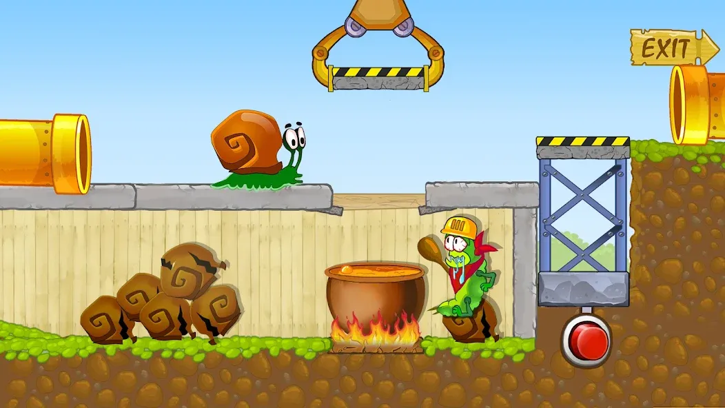 Snail Bob 1: Adventure Puzzle [MOD: открыты все уровни и подсказки] Screenshot 1