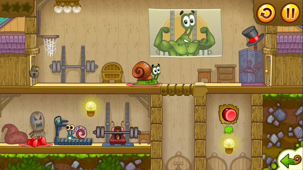 Snail Bob 2 [MOD: безлимитные жизни и все уровни открыты] Screenshot 2
