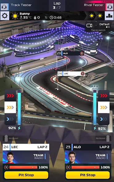 F1 Clash - Car Racing Manager [MOD: безлимитные деньги и улучшения] Screenshot 2