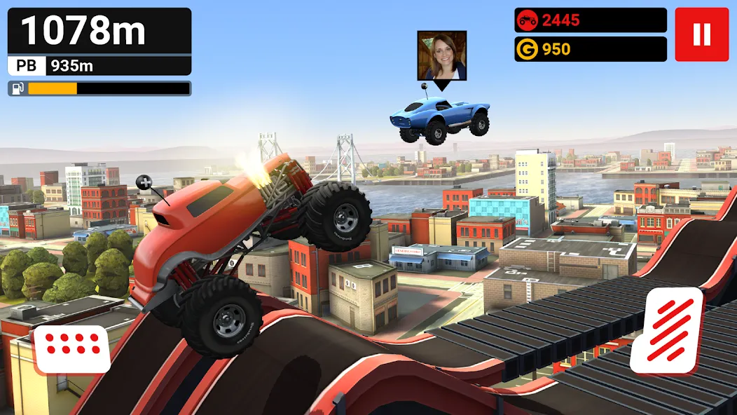 MMX Hill Dash [MOD: безлимитные деньги и топливо] Screenshot 1