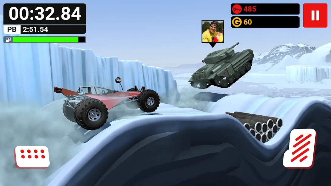 MMX Hill Dash [MOD: безлимитные деньги и топливо] Screenshot 2