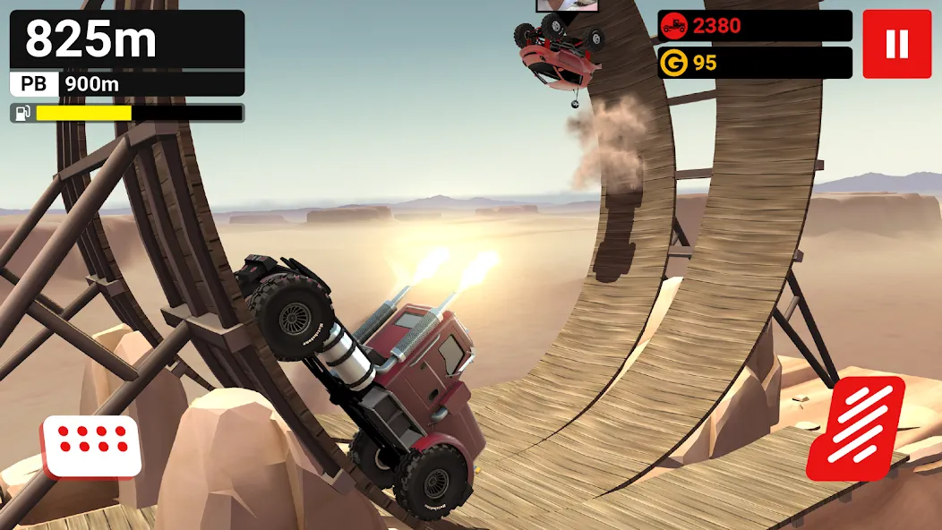 MMX Hill Dash [MOD: безлимитные деньги и топливо] Screenshot 3