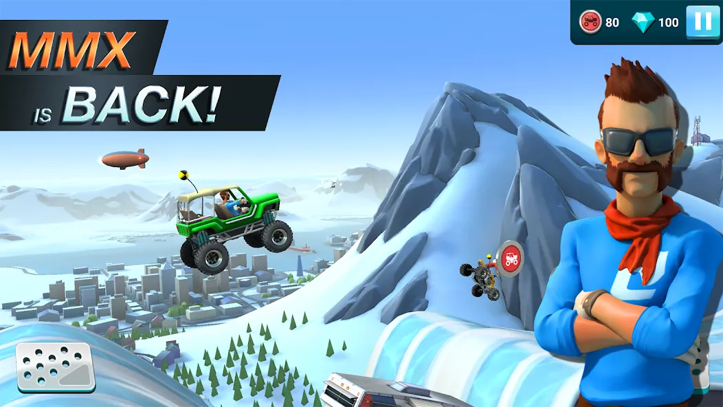MMX Hill Dash 2 – Offroad Truc [MOD: безлимитные деньги и топливо] Screenshot 1