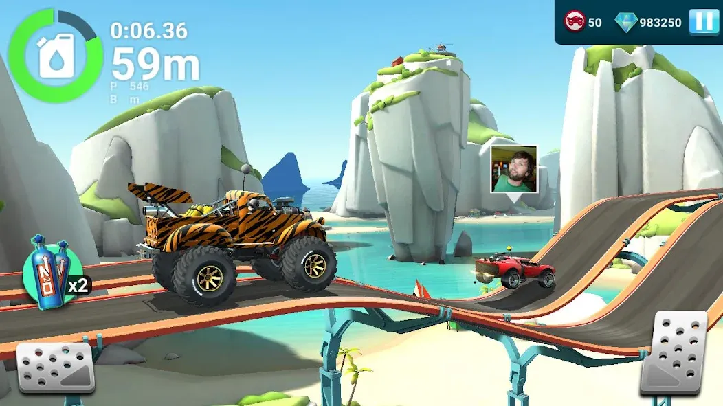 MMX Hill Dash 2 – Offroad Truc [MOD: безлимитные деньги и топливо] Screenshot 2