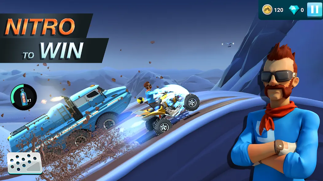 MMX Hill Dash 2 – Offroad Truc [MOD: безлимитные деньги и топливо] Screenshot 3