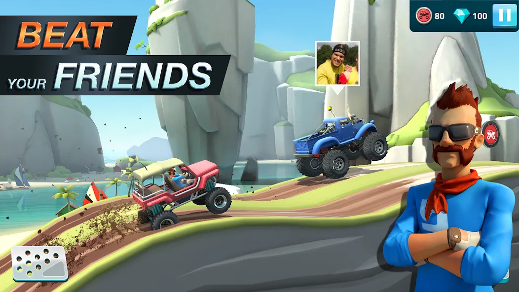 MMX Hill Dash 2 – Offroad Truc [MOD: безлимитные деньги и топливо] Screenshot 4