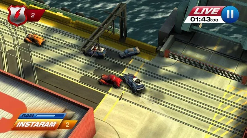Smash Cops Heat [MOD: безлимитные деньги и топливный буст] Screenshot 4
