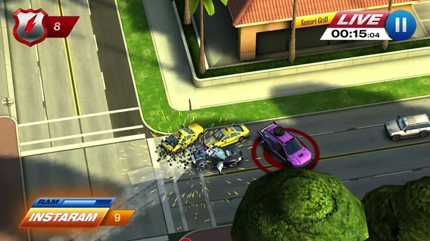 Smash Cops Heat [MOD: безлимитные деньги и топливный буст] Screenshot 5