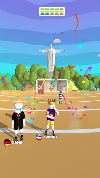 Goal Party - Soccer Freekick [MOD: безлимитные деньги и все мячи] Screenshot 1