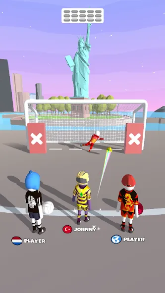 Goal Party - Soccer Freekick [MOD: безлимитные деньги и все мячи] Screenshot 2