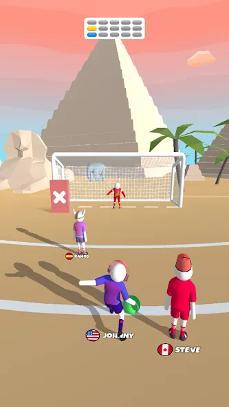 Goal Party - Soccer Freekick [MOD: безлимитные деньги и все мячи] Screenshot 3