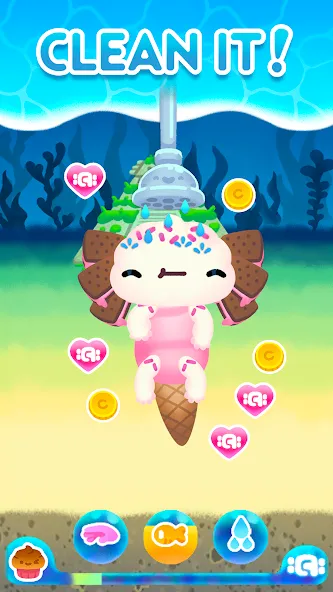 Axolochi [MOD: безлимитные монеты и редкие аксолотли] Screenshot 3