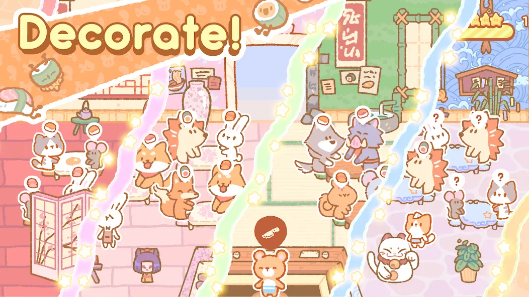 Kuma Sushi Bar [MOD: много денег и все рецепты открыты] Screenshot 3