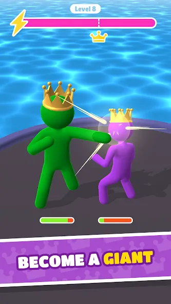 Giant Rush! - Fighting Games [MOD: гигантская сила и быстрые победы] Screenshot 3