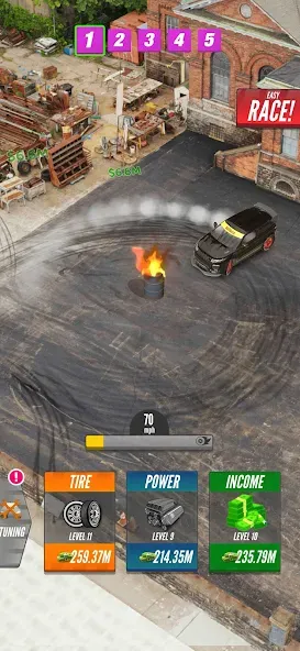 Drift 2 Drag [MOD: безлимитные деньги и топливо] Screenshot 4