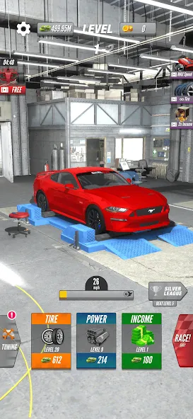 Dyno 2 Race - Car Tuning [MOD: безлимитные деньги и улучшенный тюнинг] Screenshot 4