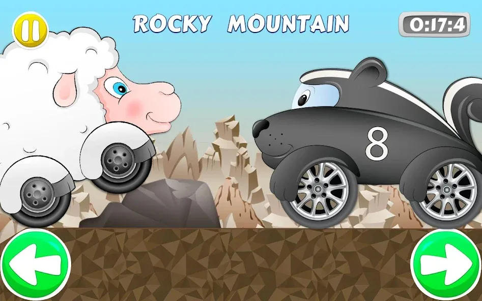 Racing car game for kids [MOD: без рекламы и все машины открыты] Screenshot 3
