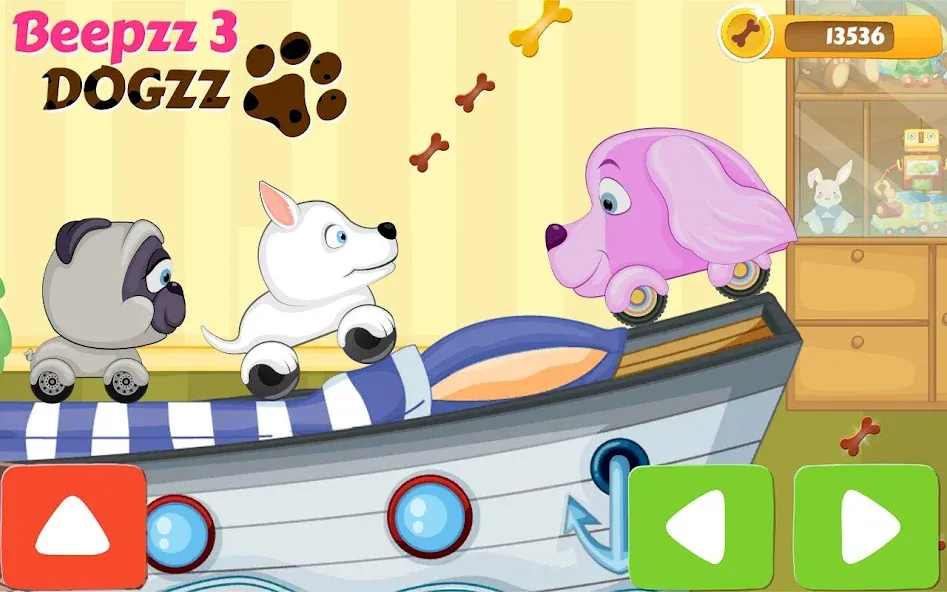 Racing games for kids - Dogs [MOD: открыты все машинки и трассы] Screenshot 1