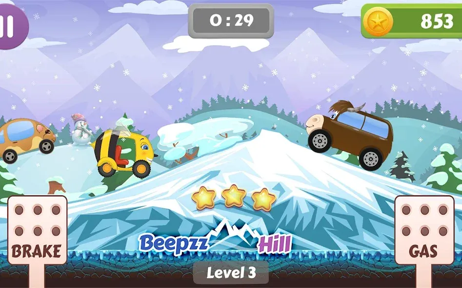 Car Racing game for toddlers [MOD: без рекламы и все машины открыты] Screenshot 5